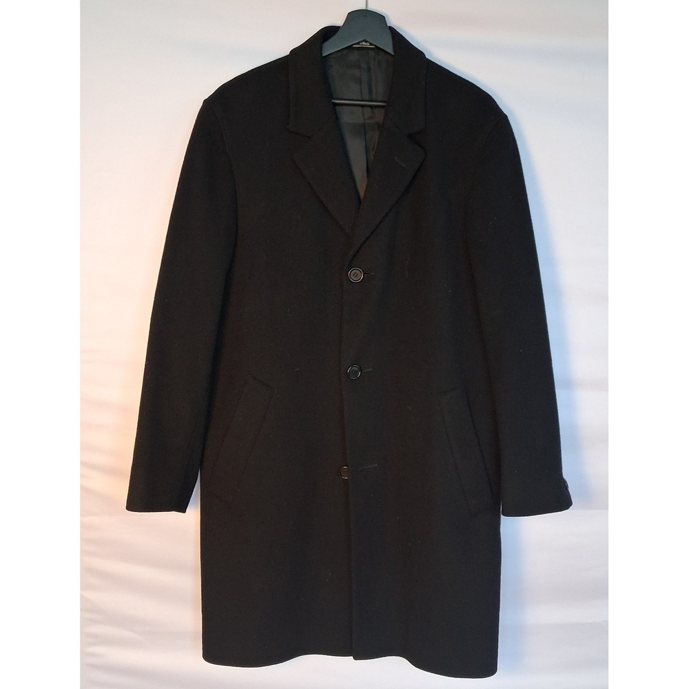 DKNY Men's vintage cashmere wool winter coat Size: M Italy